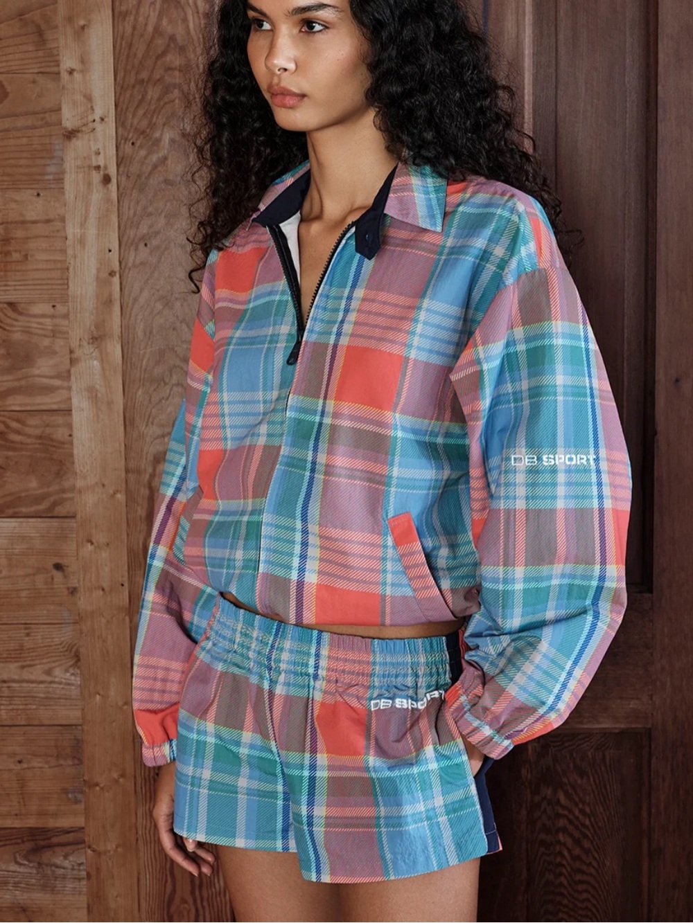 Dairy Boy Race Day Jacket - Nantucket Madras Size M/L NWOT